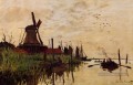 Moulin à vent à Zaandam Claude Monet